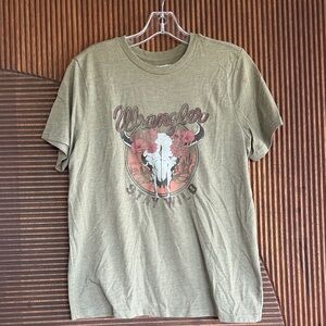 Wrangler Olive Graphic T-Shirt